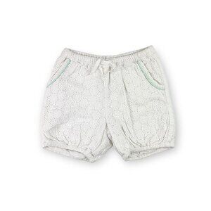 Mini Boden White Floral Eyelet Bloomer Shorts {2/3}